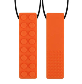 Brick Chew with Safety Necklace