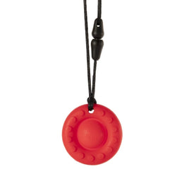 2 in 1 Pop It Chew with Safety Necklace