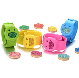 Smiley Face Snap bracelet with Essential Oil scent pad